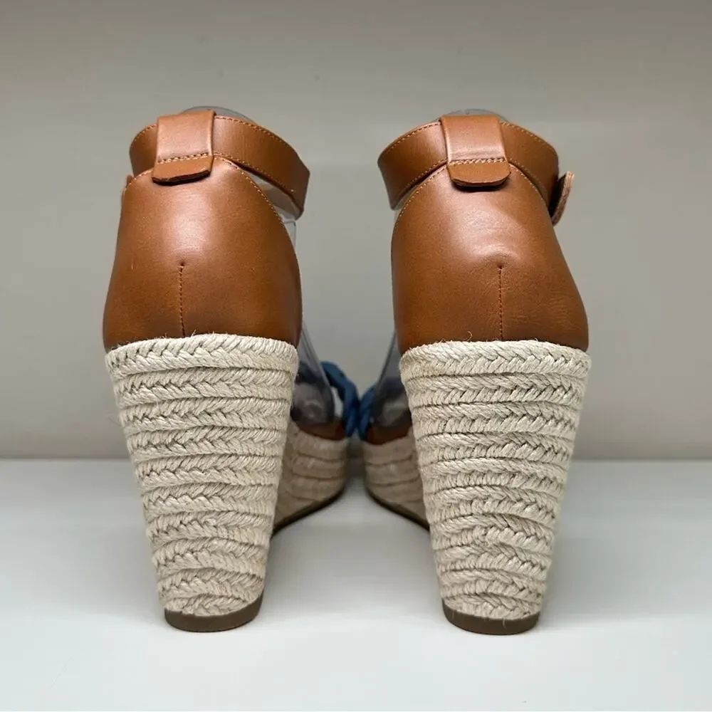 NWOB | DV Dolce Vita | Decatur Espadrille Wedge Sandals | Brown/Blue | Various